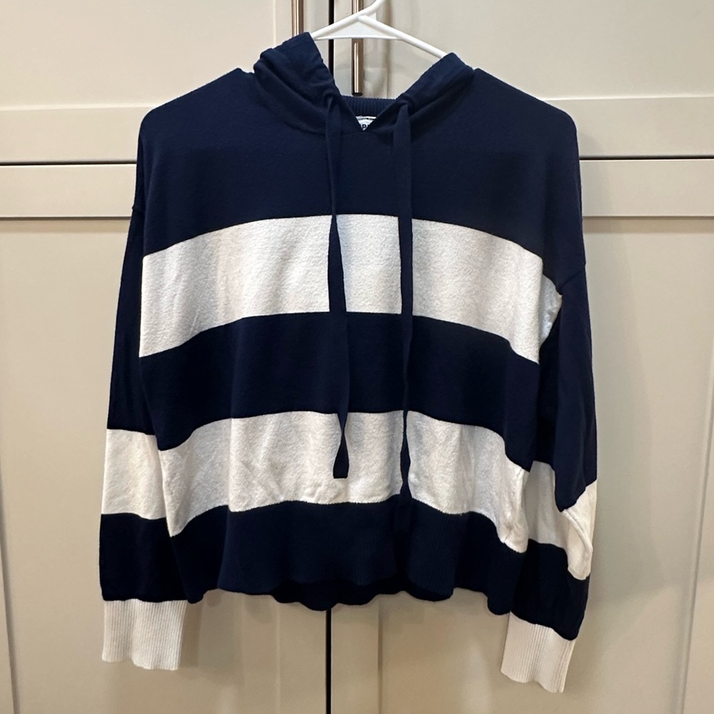 For The Republic Navy Knit Sweater- juniors L